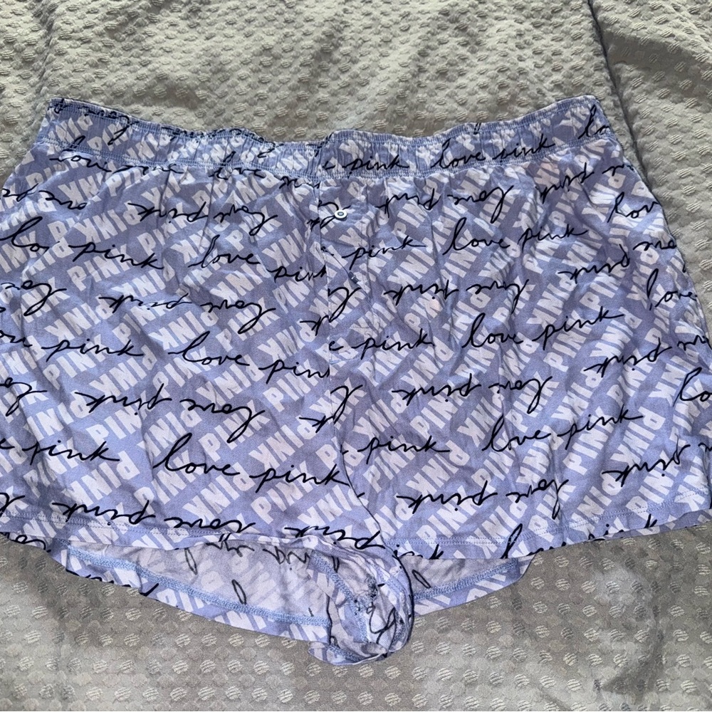 WOMENS XL SHORTS BOXERS PINK VS VICTORIA SECRET